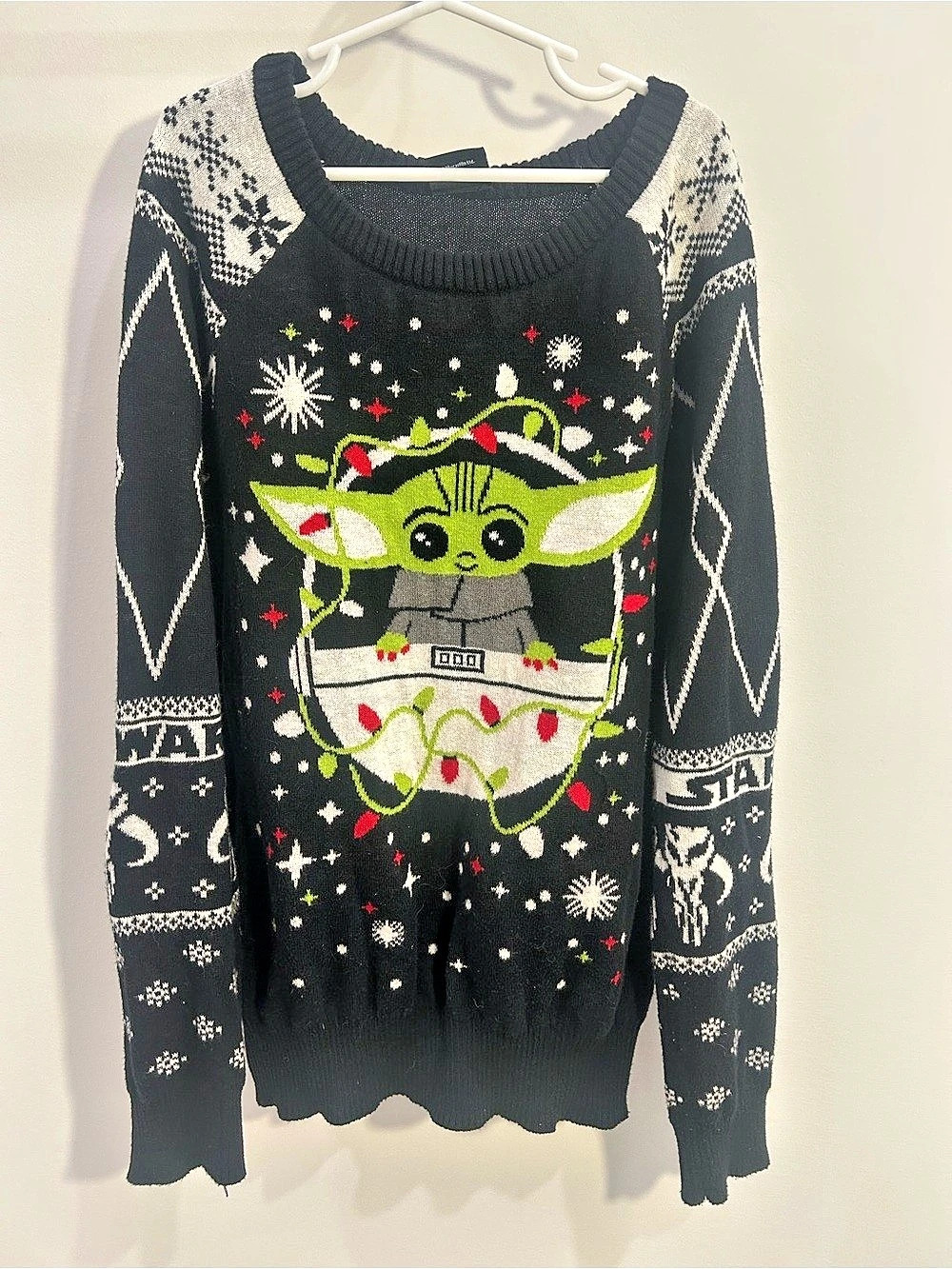 Star Wars Grogu Christmas sweater Graphic Crewneck Sweater
